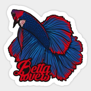 Betta Lovers Sticker